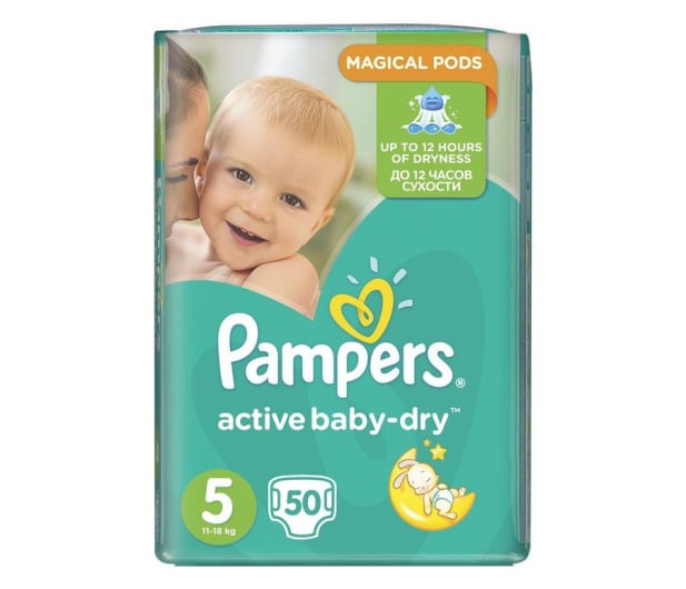 pampers active baby-dry pieluszki 3 midi 74 sztuki