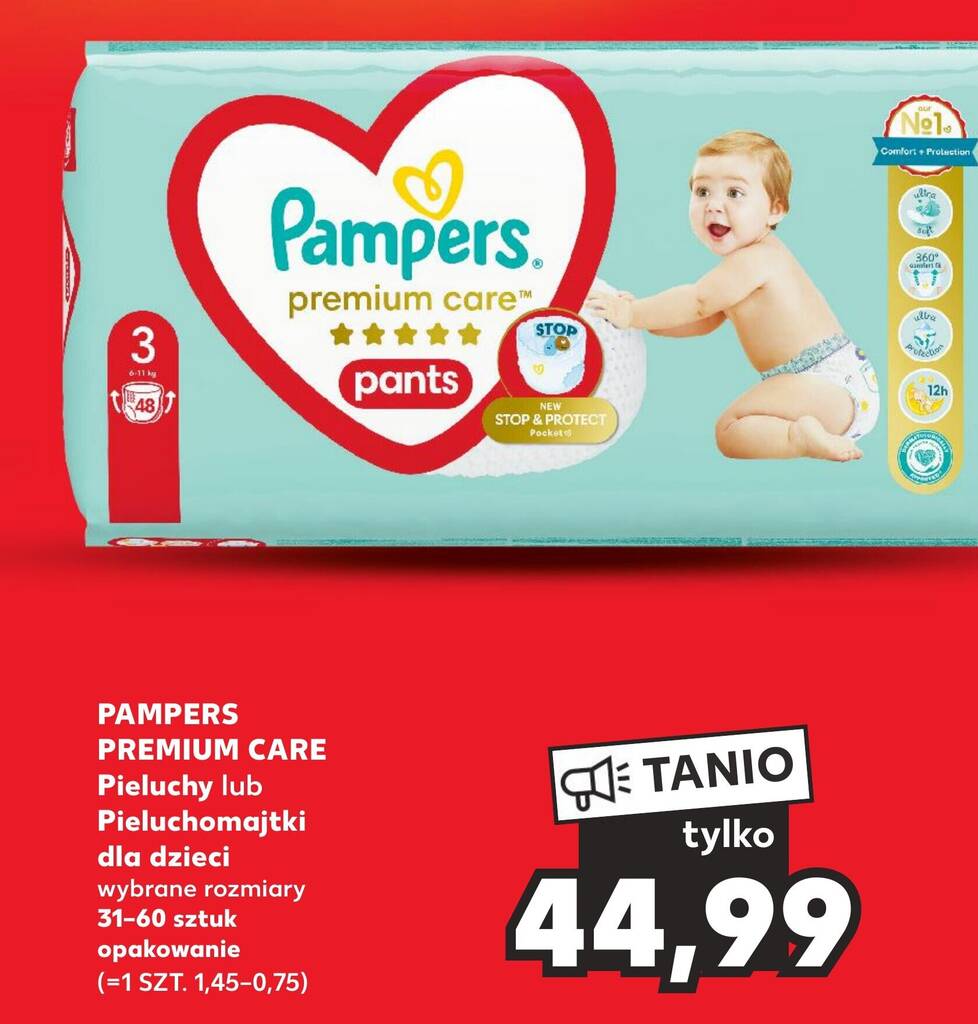 pampers pieluchy vp.maxi 46 szt