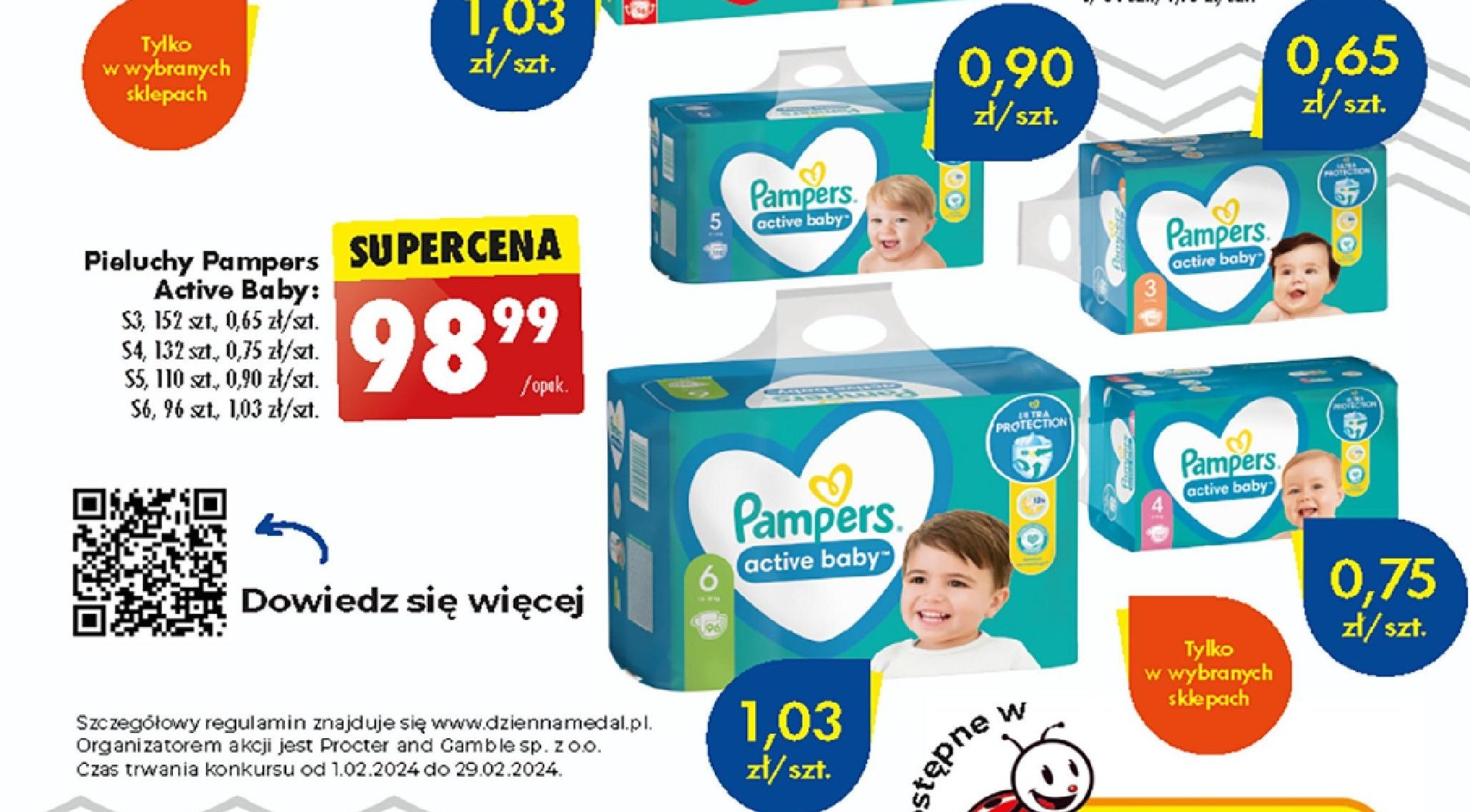 pampers od 9 lat do 18 lat