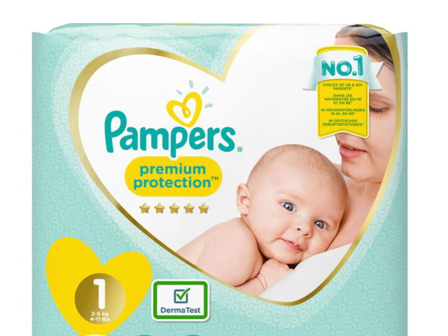 pieluchy pampers new baby dry 1 newborn 2-5 kg 43