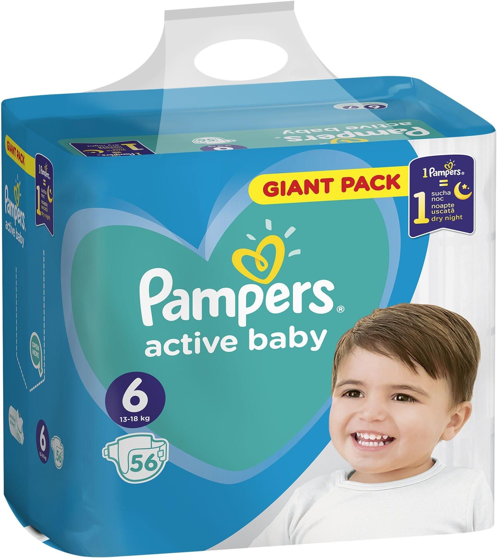 pampers active boy pants 6