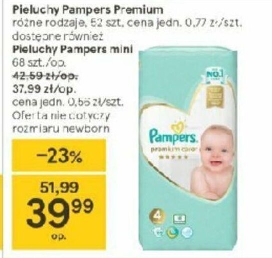 pieluchomajtki pampers