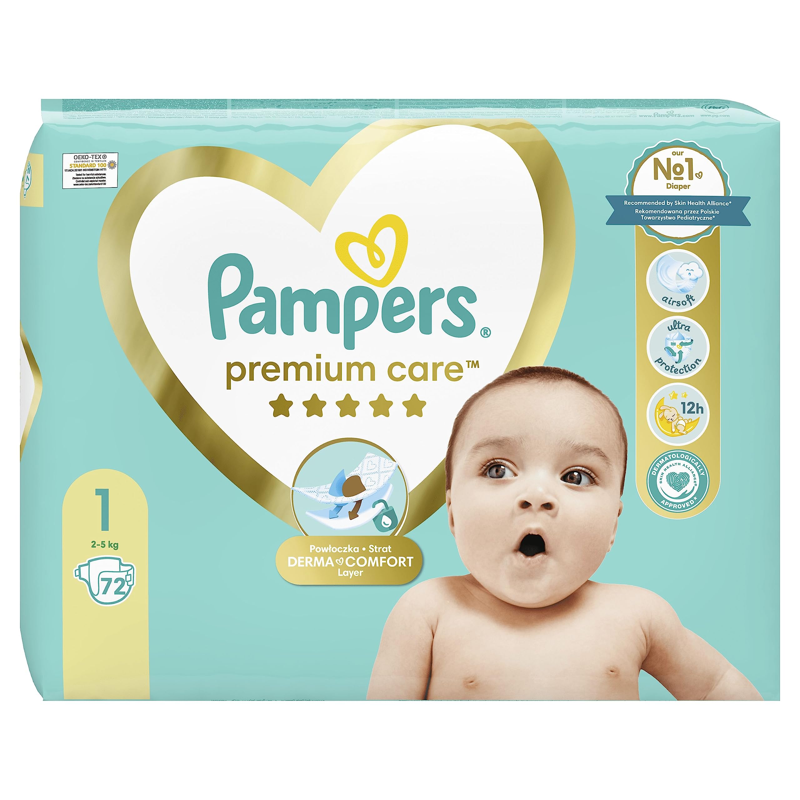 pieluchy pampers rozmiary waga