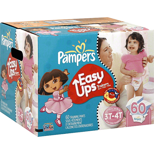 pampers active rozowe