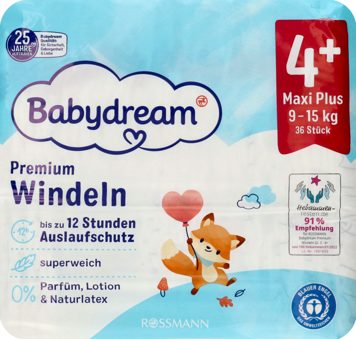 pieluszki jednorazowe babydream