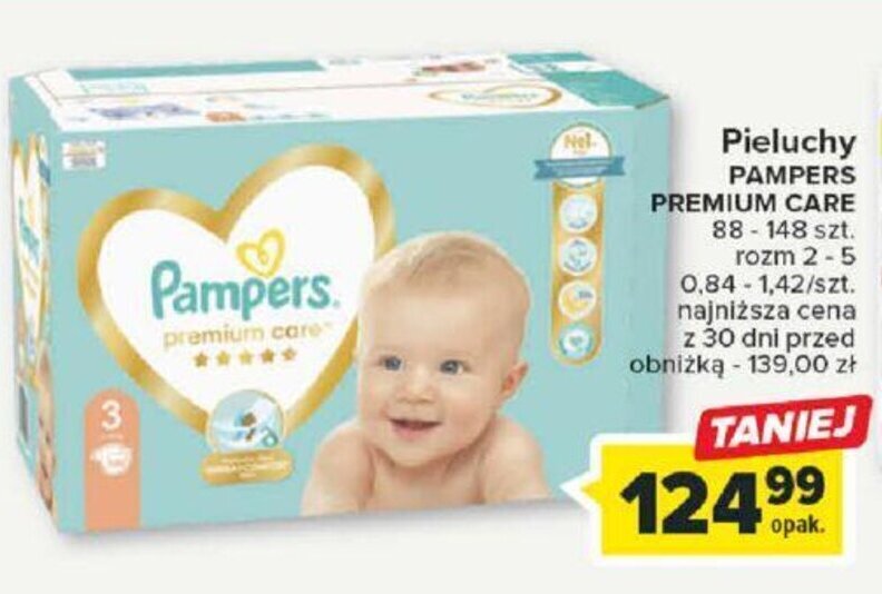 pampers pure pieluchy skład