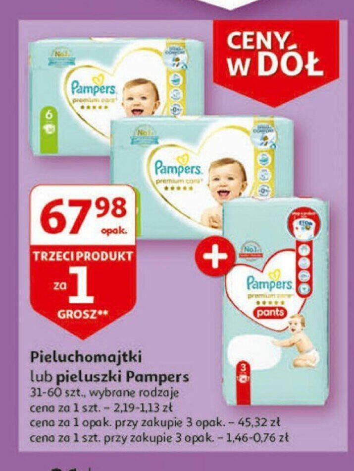 pampers premium care rozmiar 1 cena