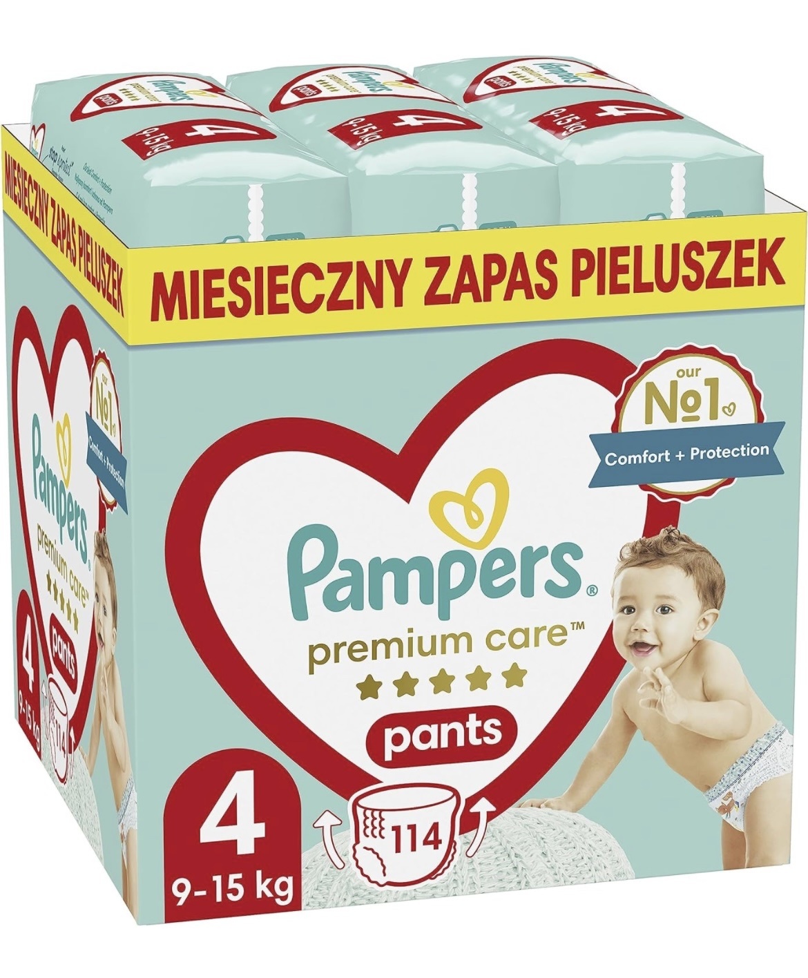 pampers premium care pieluchy rozmiar 1 newborn 2-5kg 78 sztuk