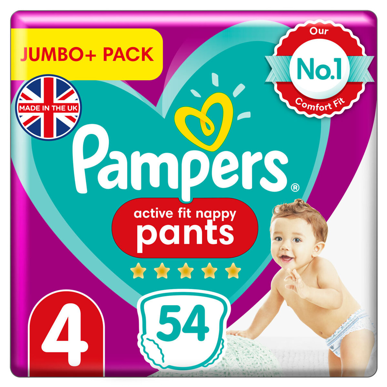 active fit pampers size 5