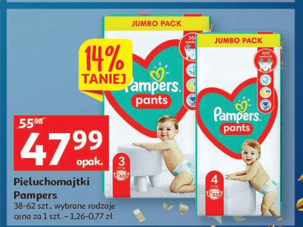 ile kosztują pampersy z firmy pampers 100 sztprawo