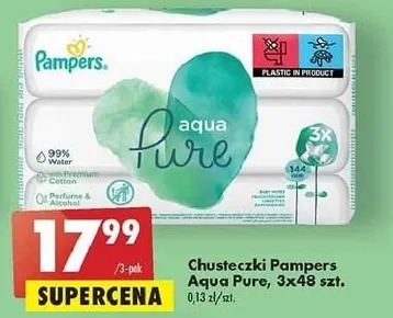 pampers fresh clean chusteczki nawilżane 52szt