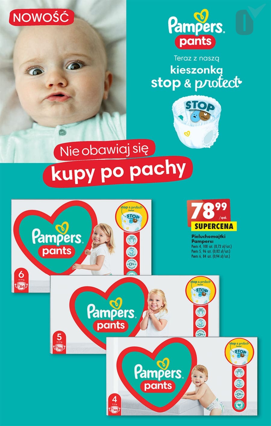 pampers pants 5 90sztuk