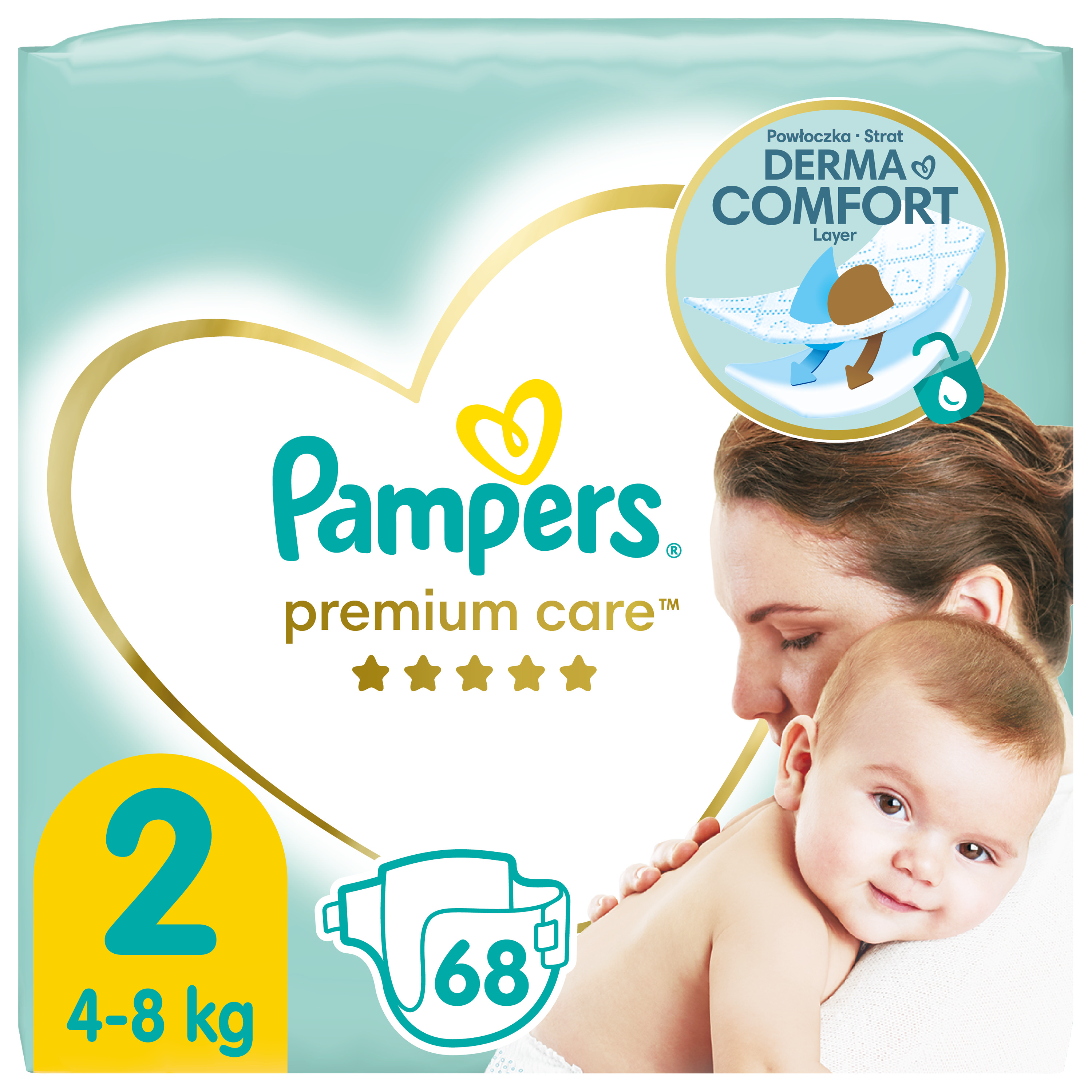 1 active baby premium care pampers