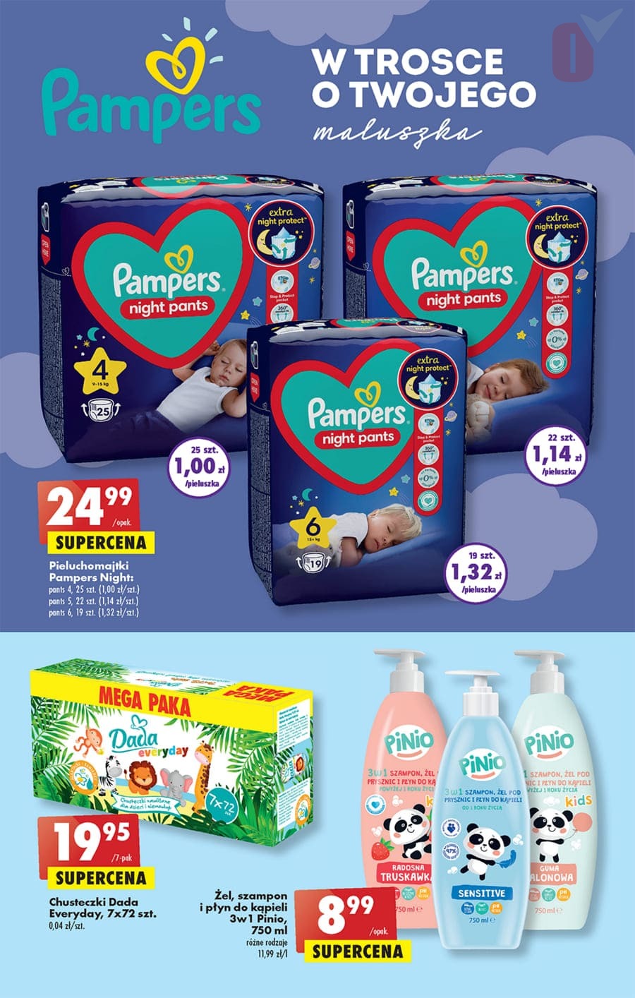 pieluchy newborn pampers na jak długo