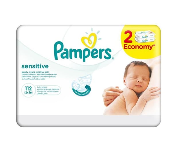 pampers new baby chusteczki nawilżane sensitive 54 sztuki