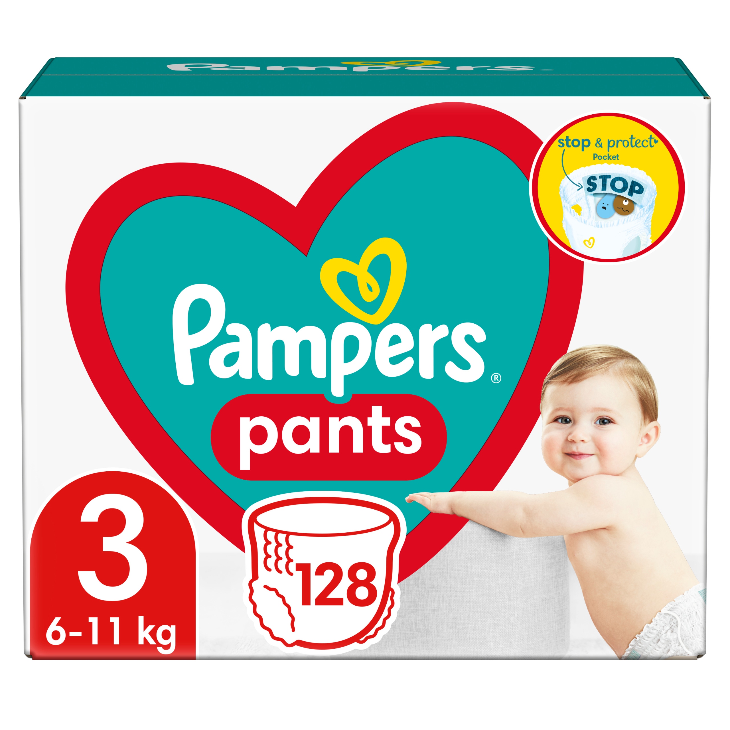 pampers gigant pack 108 szt roz 3
