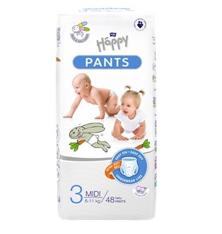 zakladanie pieluchy pampers