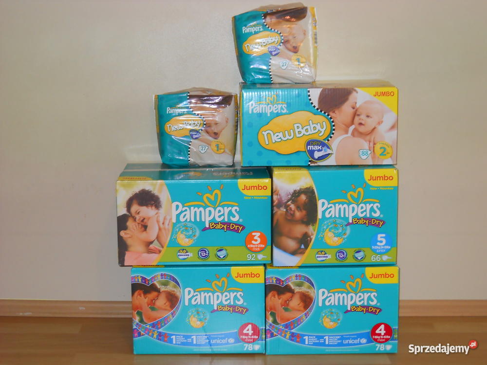 pieluchomajtki pampers mega box 4 maxi 104 szt