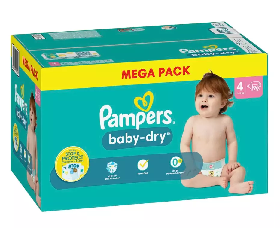 chusteczki nawilżane pampers x64