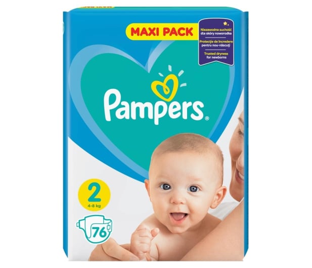 pampers 2 new baby dry 72sz