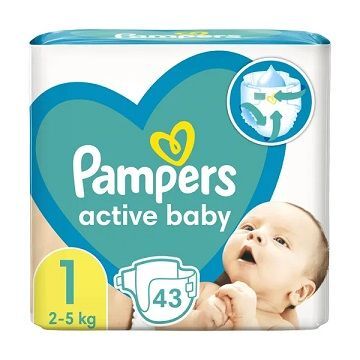 pampers pieluszki active baby 3 midi 208 szt