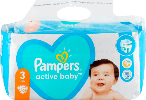 mega paka pampers active baby dry 5