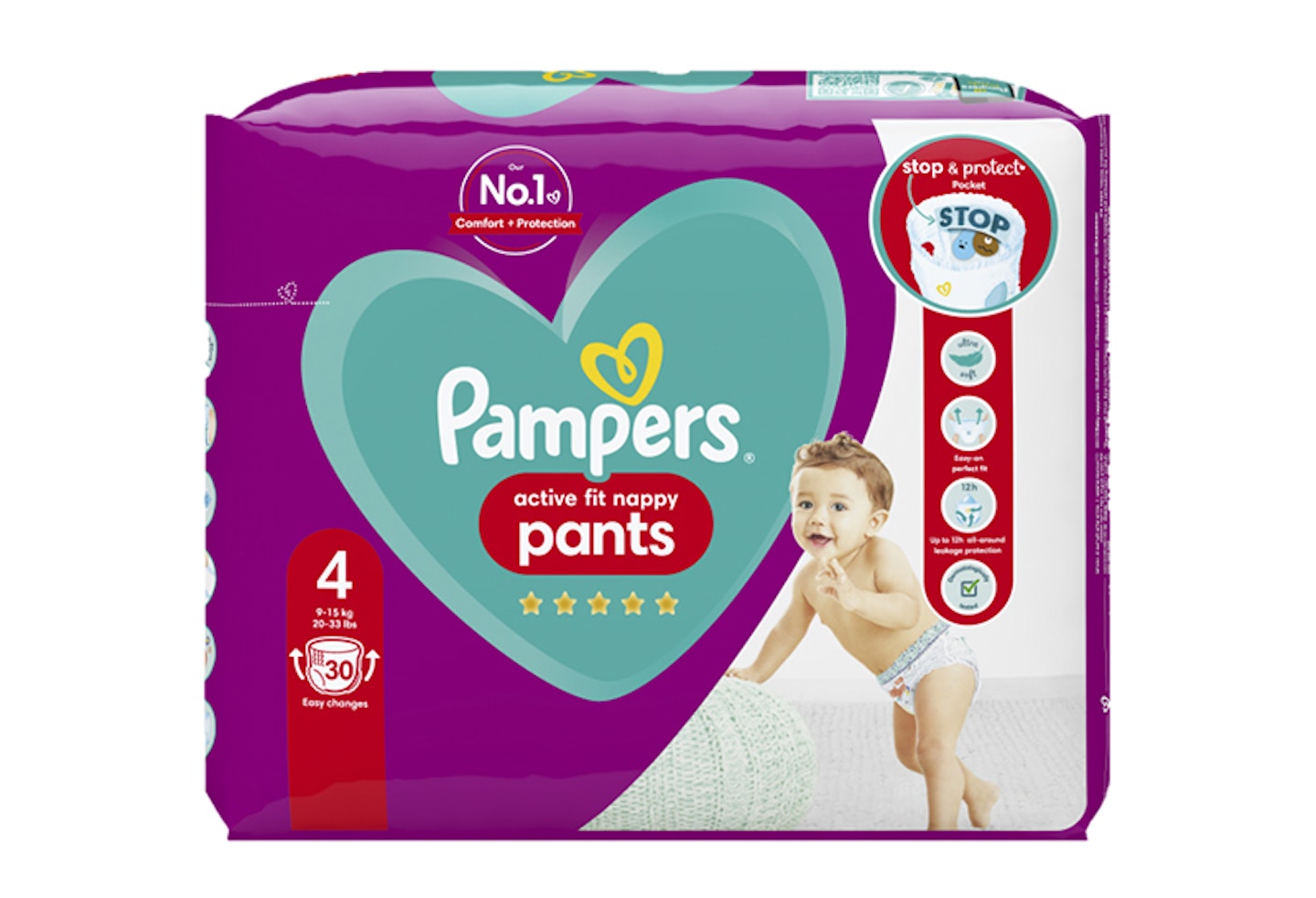 pampers active girl pants 6