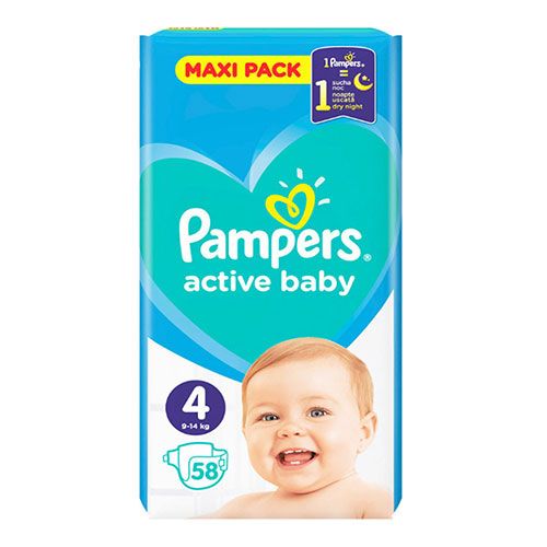 pampers 4 duze paki