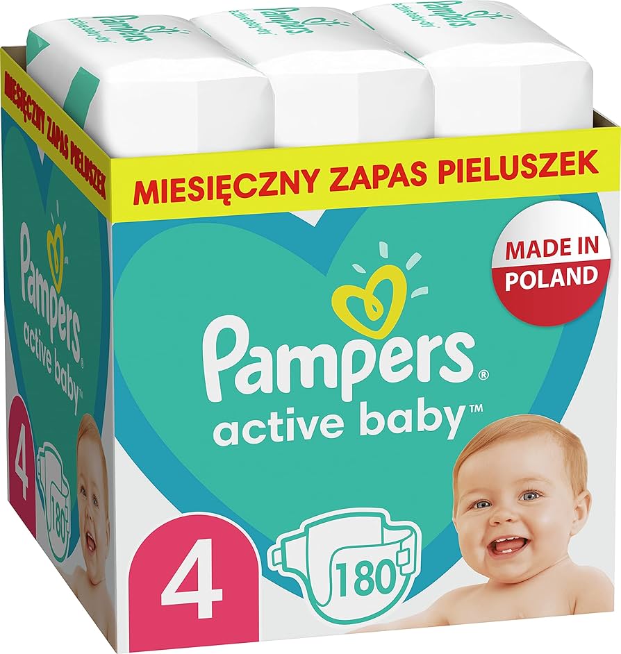 biedronka pampers active supercena