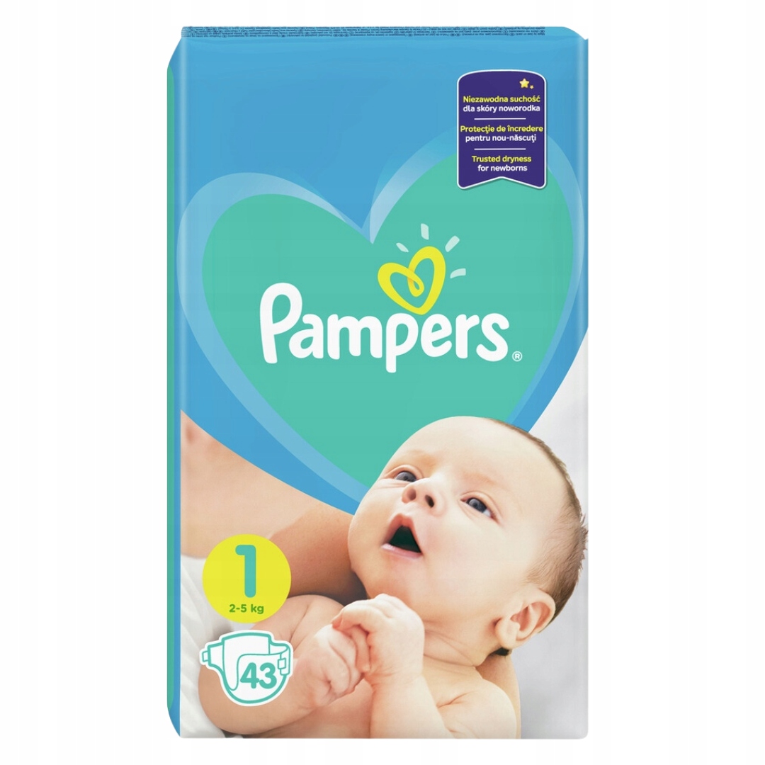 pampersy pampers zalozone na dziecko z wierceniem