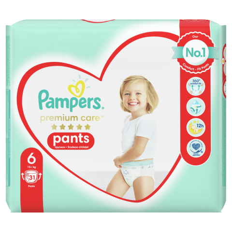 nowe pieluchy pampers