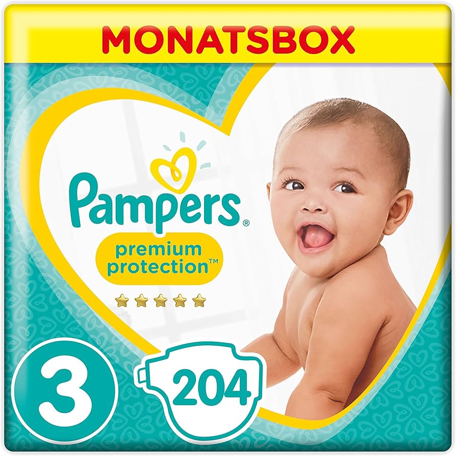 teczki pampers czteropak