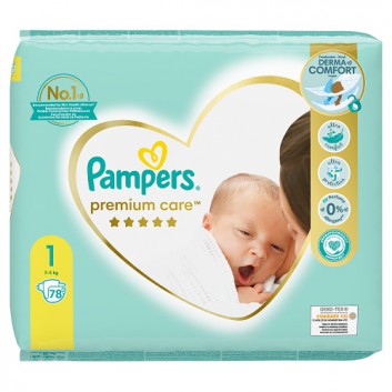 paczka pieluszek pampers 1