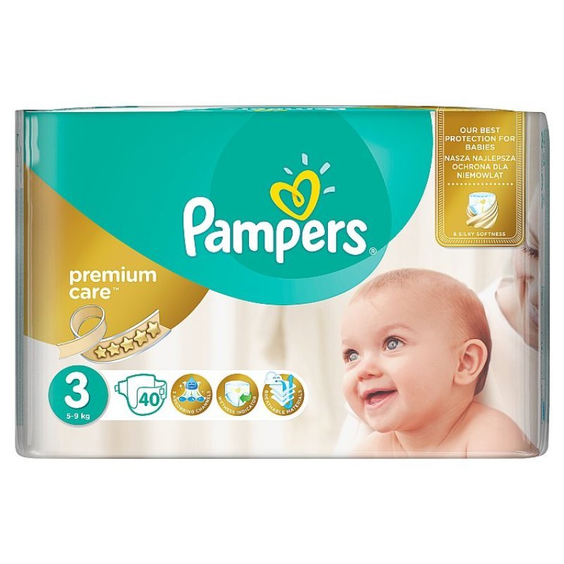 pampers premium care s3 5-9kg opakowanie 80szt