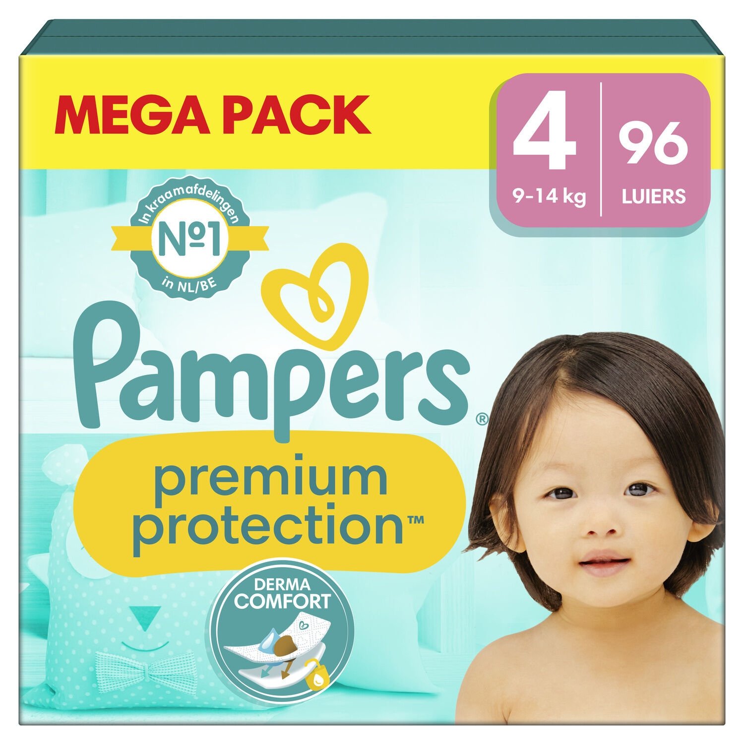 pampers pieluchy premium care 1 mini