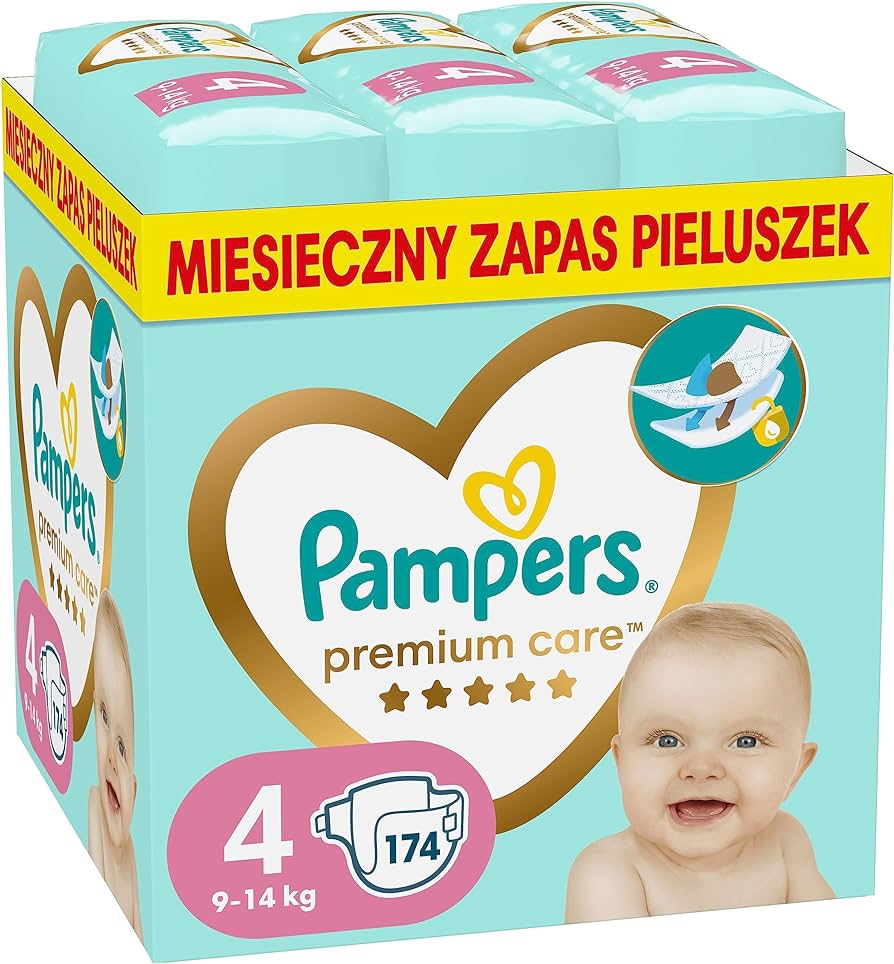 netto pieluszki pampers premium care 3