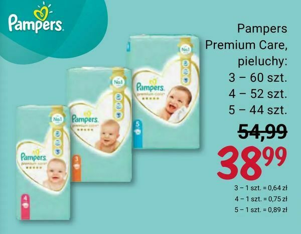 pieluchy pampers na cały miesiąc