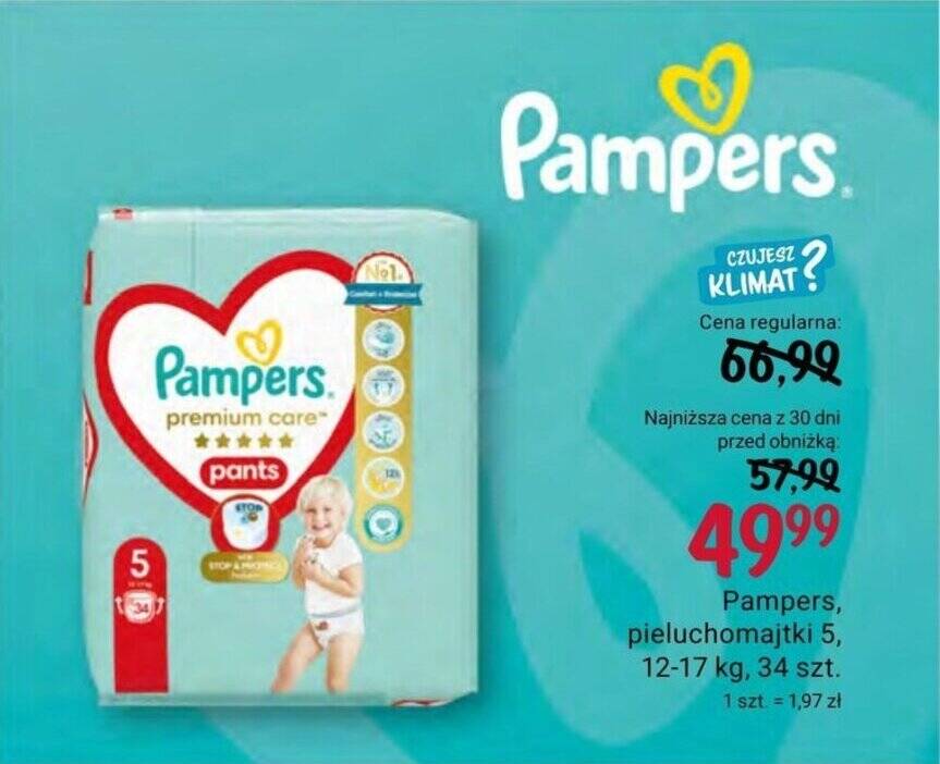 pieluchy pampers pants 6 promocja