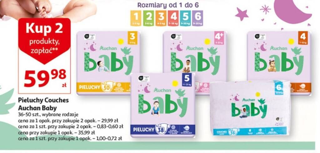 najtańsze pieluchy pampers 4