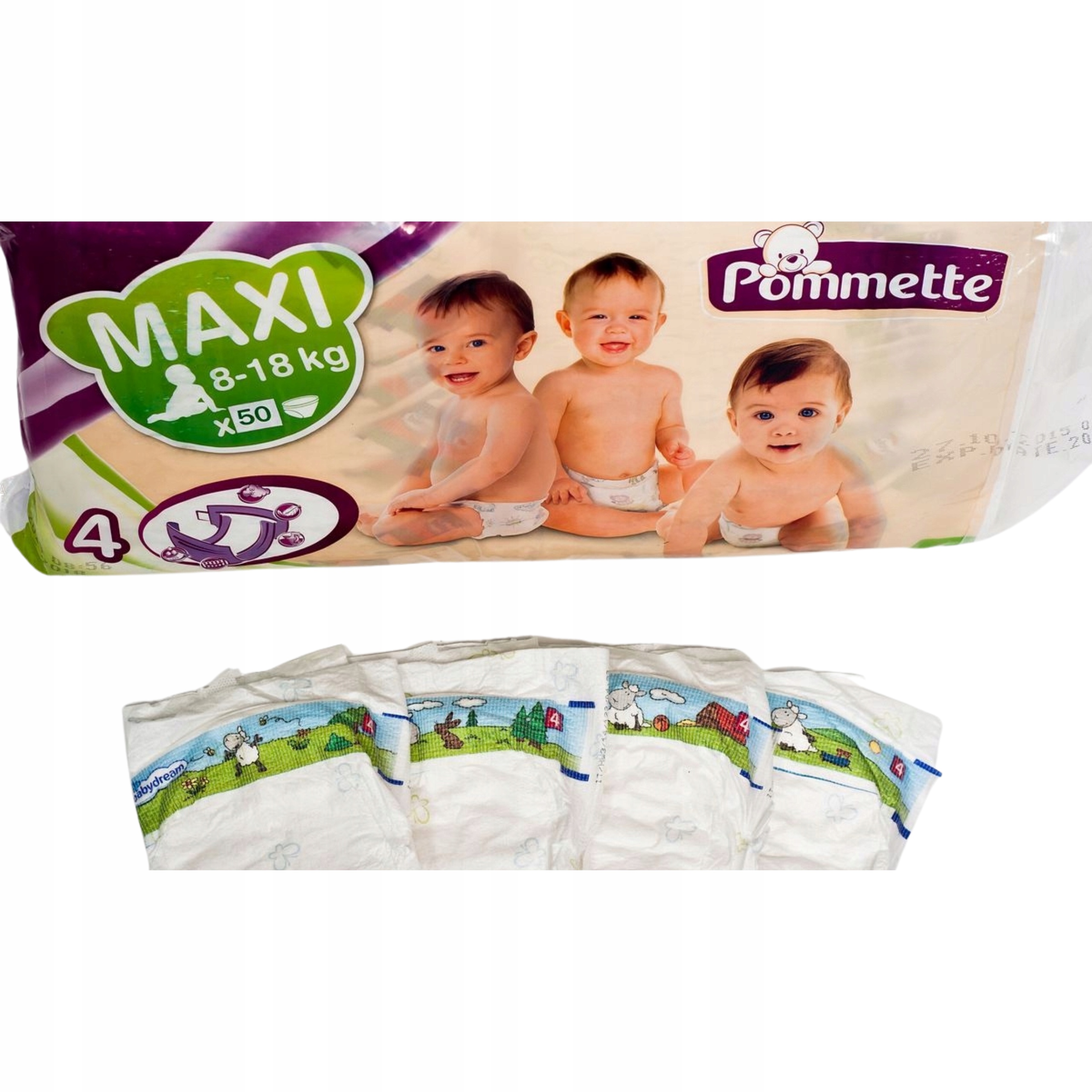 pampers sensitive chusteczki nawilżane 4x56 sztuk