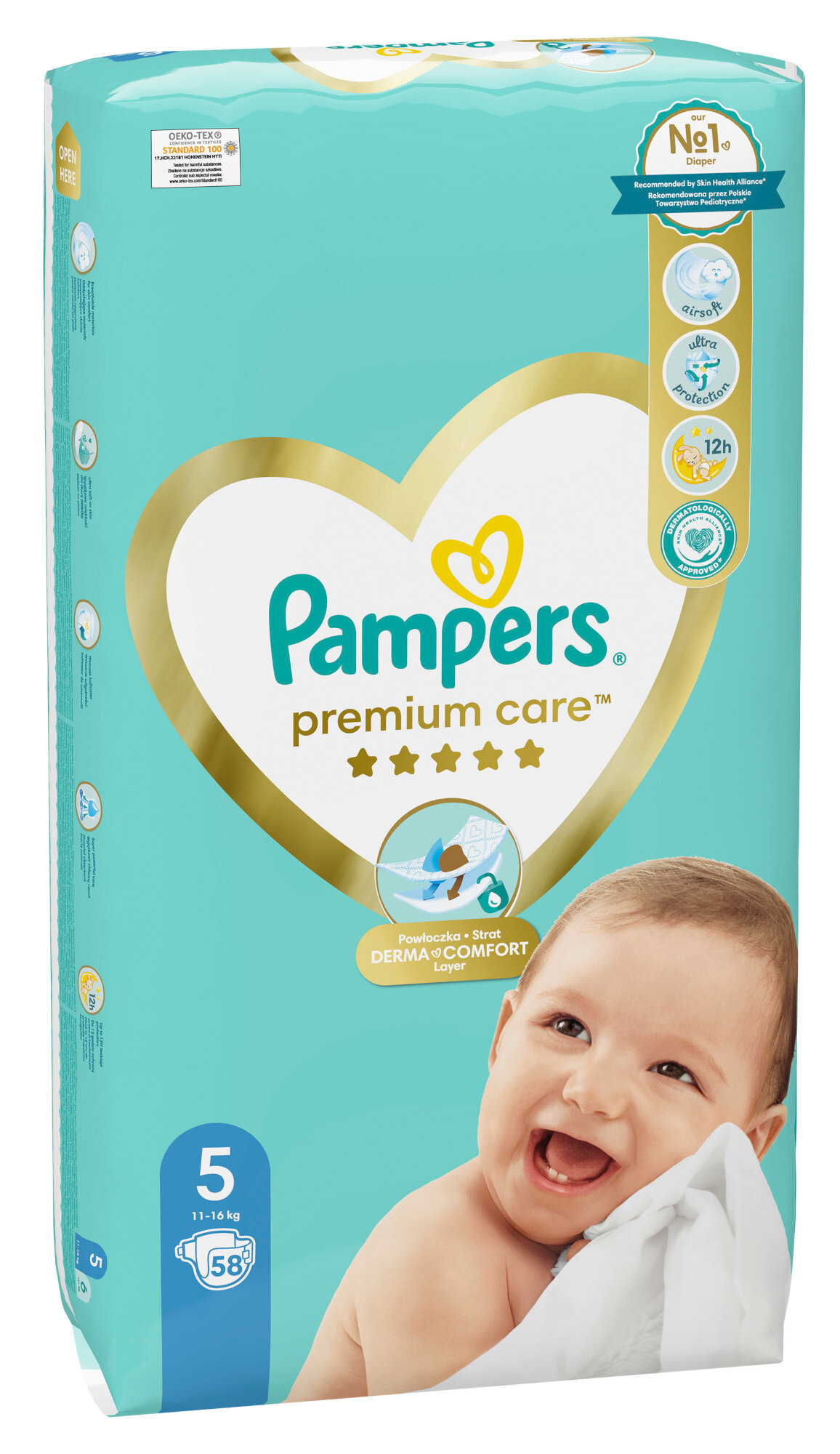 pampers 4 active baby dry 62