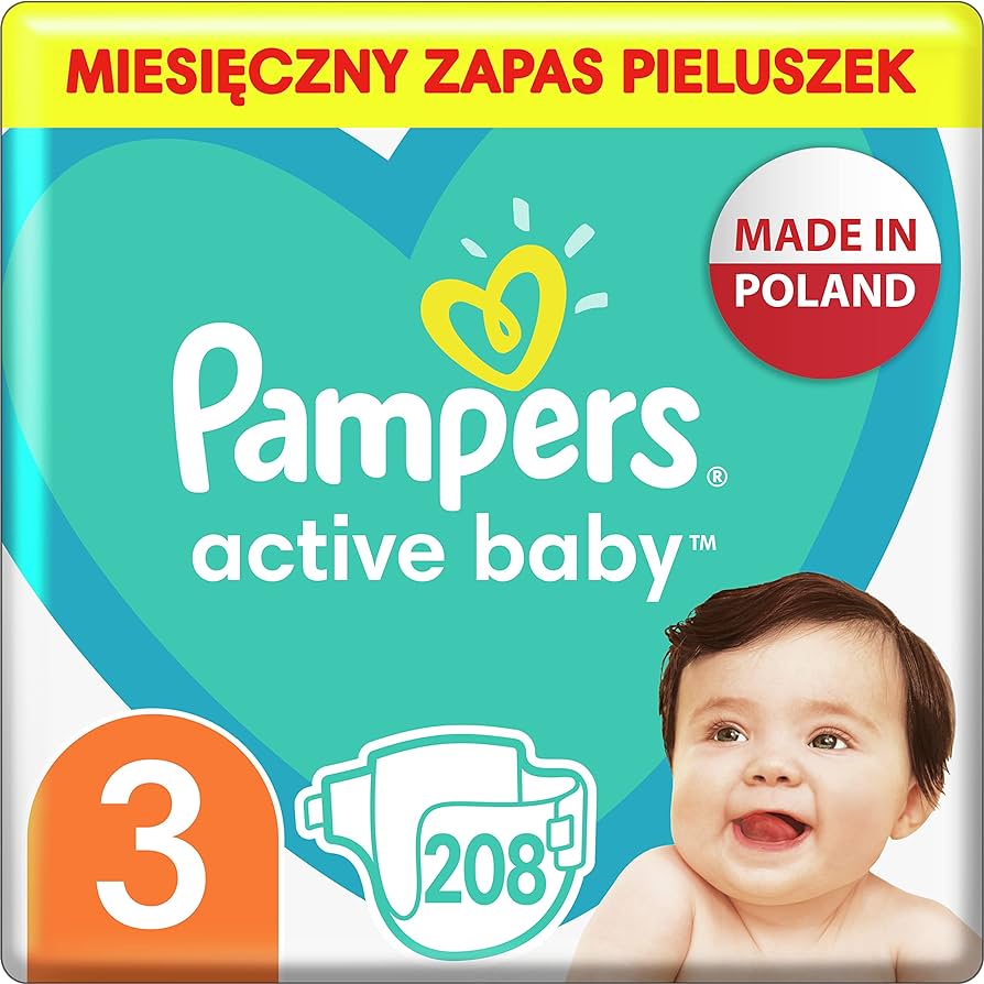 pampers 4 active baby dry 62