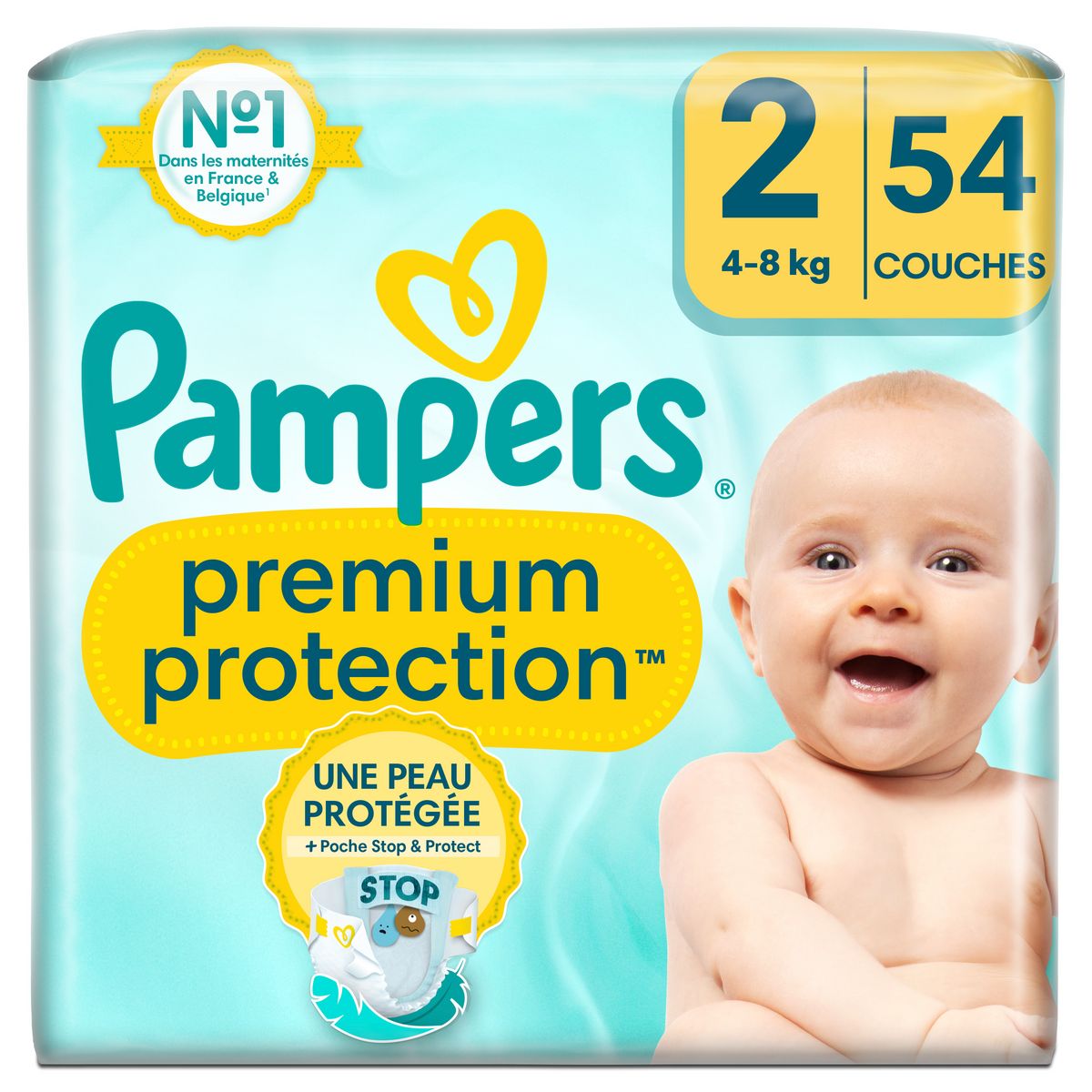 pampers premium protection 1 22szt