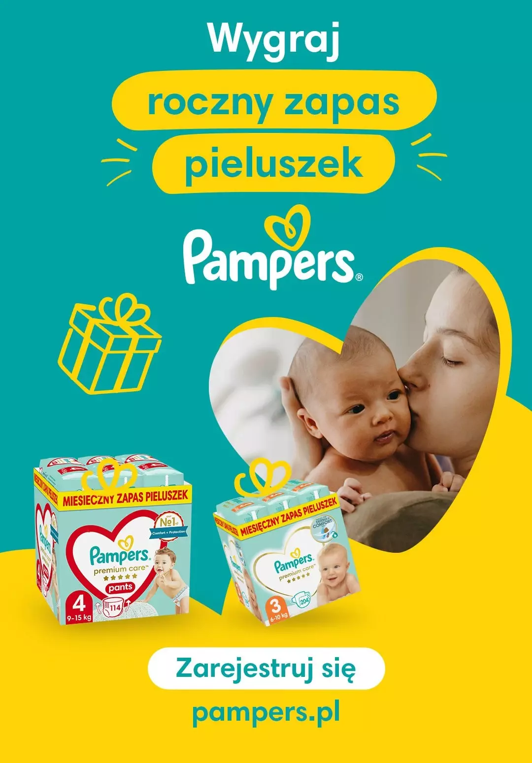 pampers 4 plus 70 szt